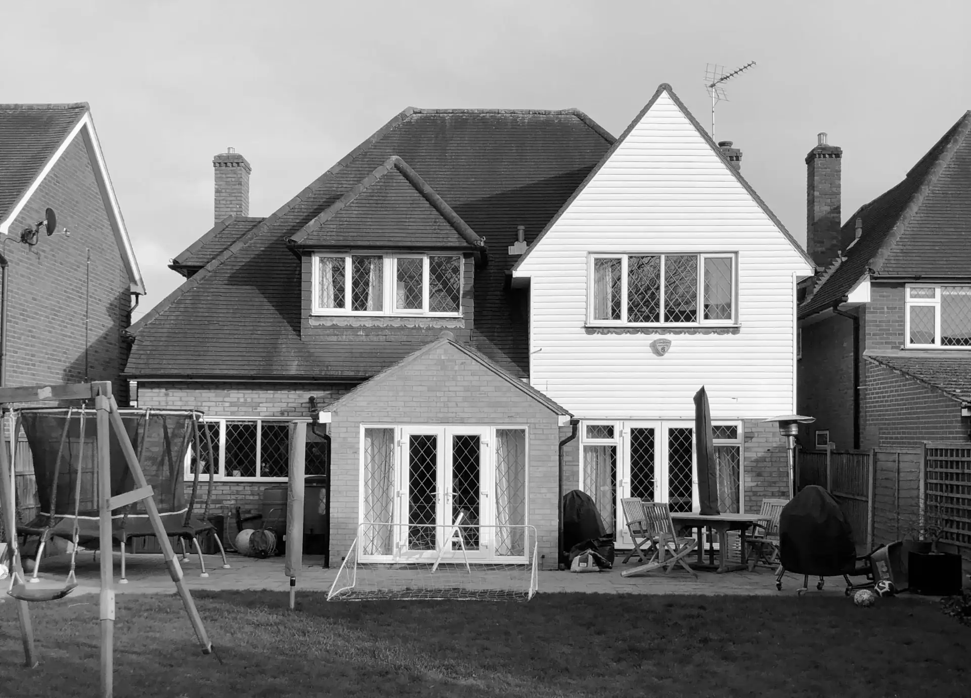 Hutton Village B+W